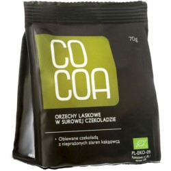 Cocoa Orzechy Laskowe w surowej czeko BIO 70g