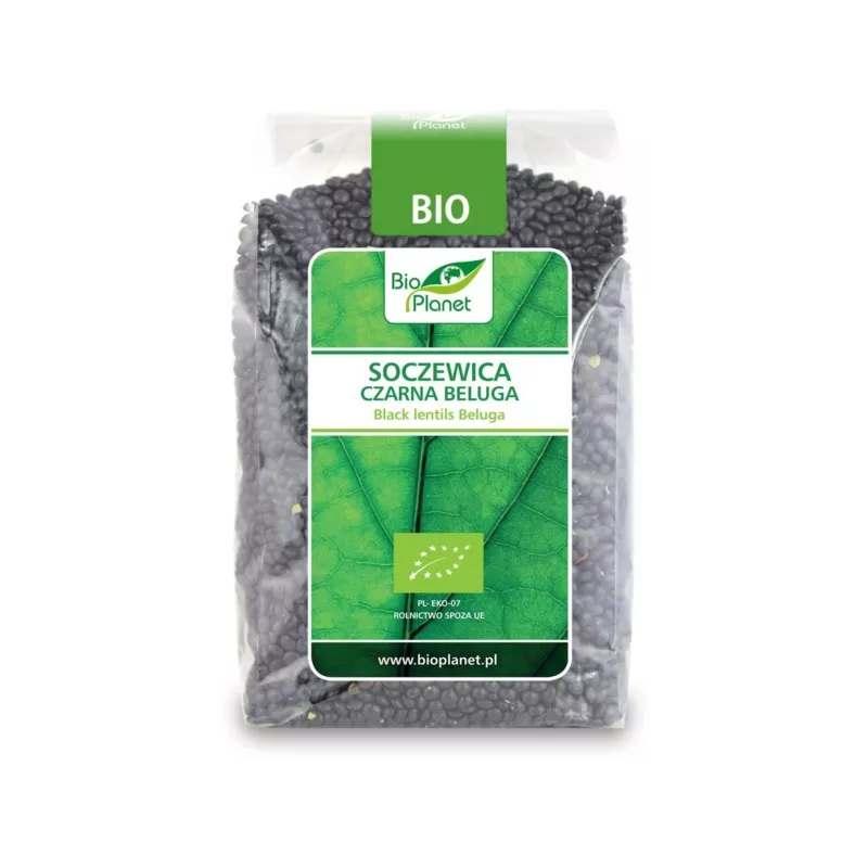 BIO PLANET Soczewica czarna beluga BIO 400g