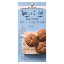 Pięć Przemian Mieszanka na bułki bezg. ciemne 400g Pięć Przemian Mieszanka na bułki bezg. ciemne 400g