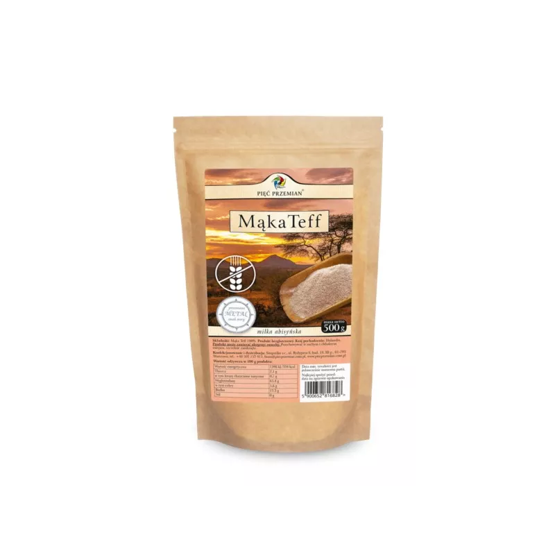 Pięć przemian Mąka TEFF bezglutenowa 500g