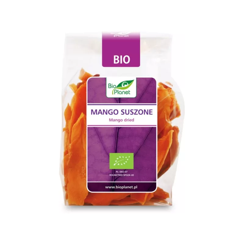 BIO PLANET Mango suszone BIO 100g BIO PLANET Mango suszone BIO 100g
