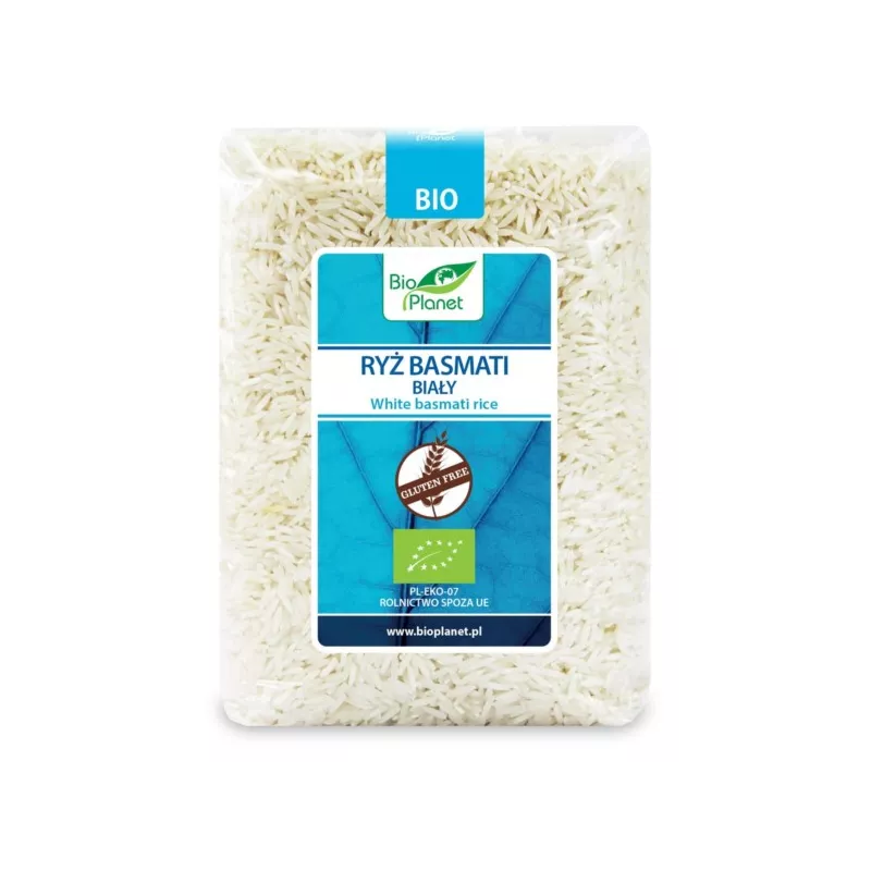 BIO PLANET Ryż basmati biały BIO 1kg