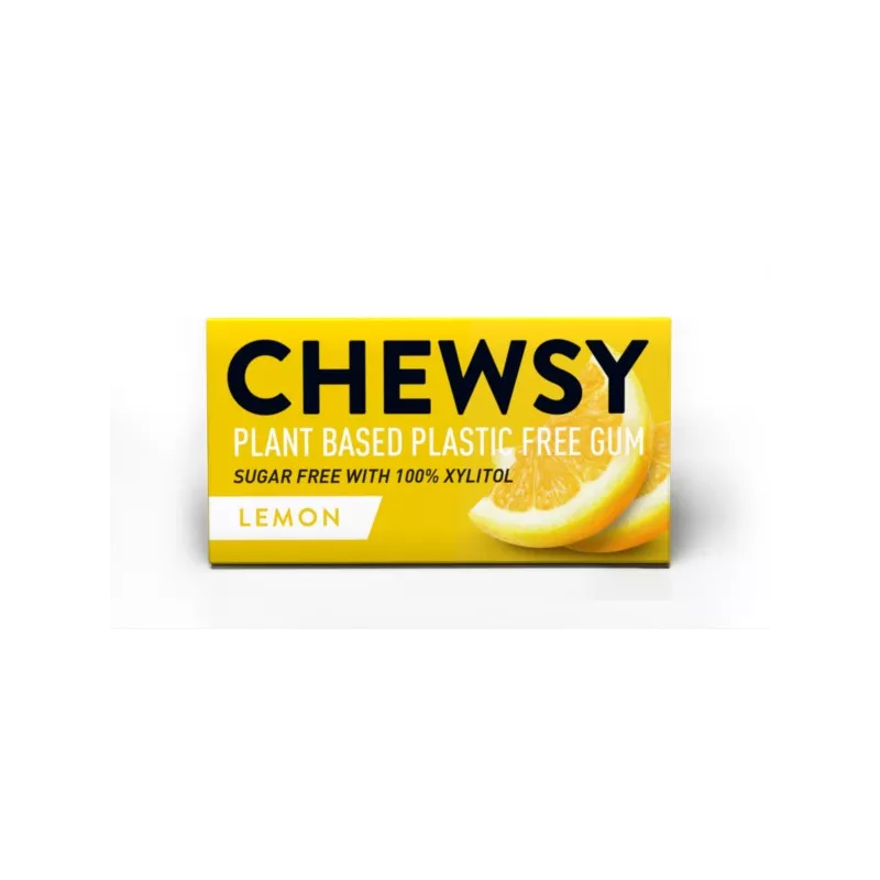 Chewsy Guma do żucia cytrynowa z ksylitolem 15g Chewsy Guma do żucia cytrynowa z ksylitolem 15g