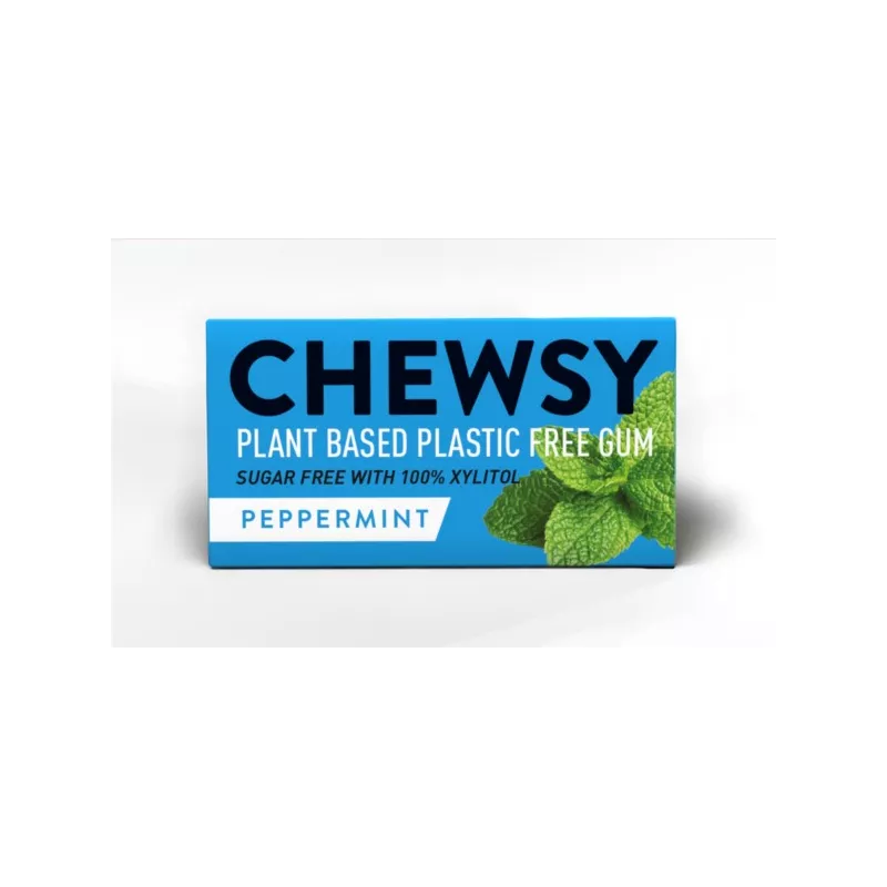 Chewsy Guma do żucia mięta pieprz z ksylitolem 15g Chewsy Guma do żucia mięta pieprz z ksylitolem 15g