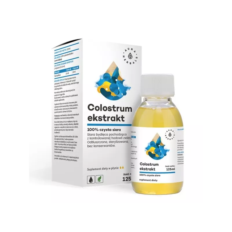 Aura Herbals Colostrum Ekstrakt 100% czysta siara Aura Herbals Colostrum Ekstrakt 100% czysta siara