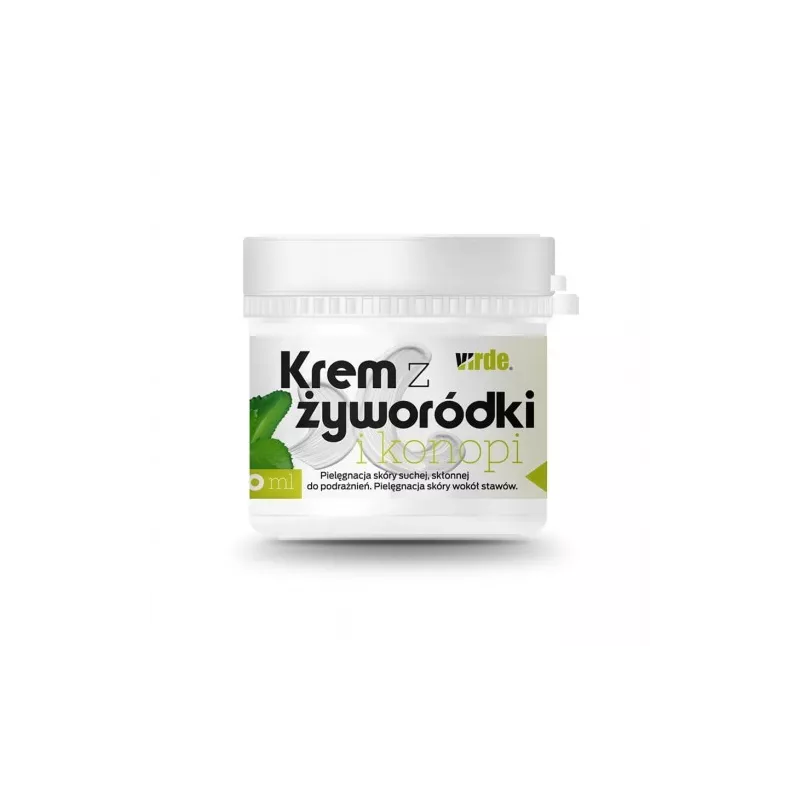 Virde Krem z żyworódki i konopi 100ml Virde Krem z żyworódki i konopi 100ml