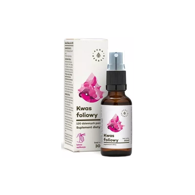 AURA HERBALS KWAS FOLIOWY 30ML AURA HERBALS KWAS FOLIOWY 30ML