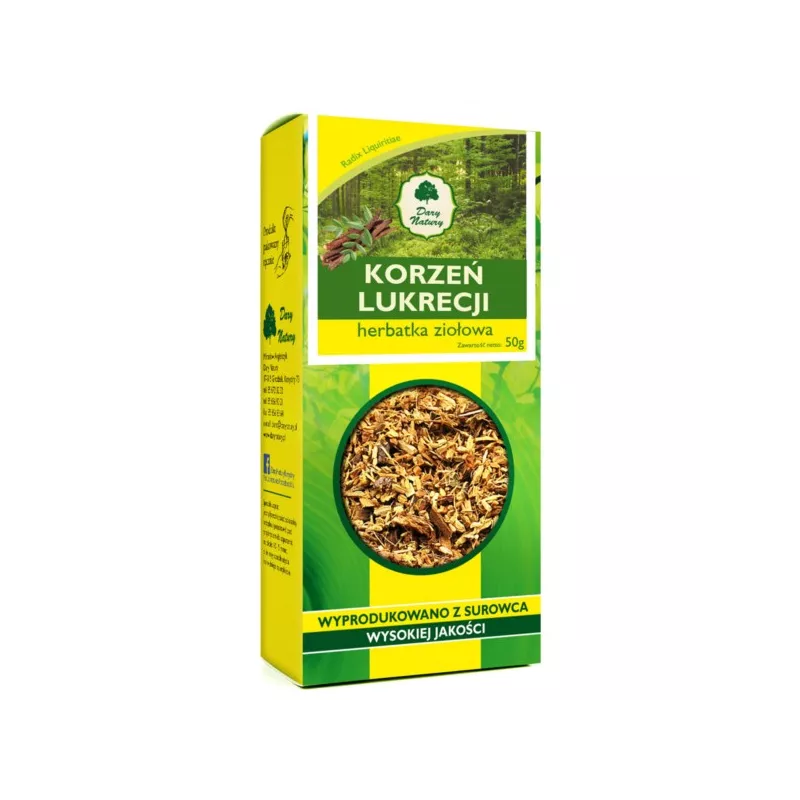 Dary Natury Lukrecja Korzeń EKO 50G Dary Natury Lukrecja Korzeń EKO 50G