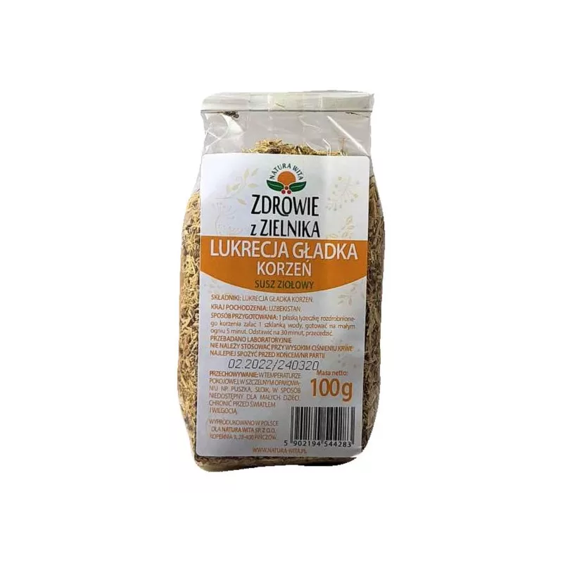 Natura Wita Lukrecja Gładka Korzeń 100g