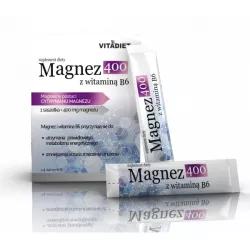 Vitadiet Magnez 400 z witaminą B6 14 saszetek Vitadiet Magnez 400 z witaminą B6 14 saszetek