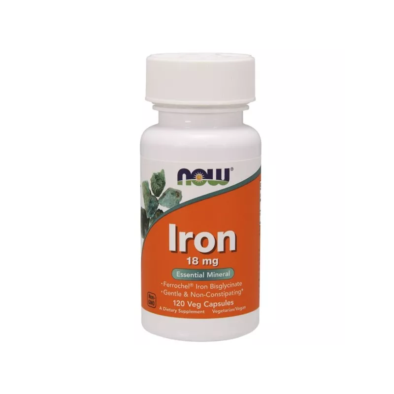 Now Foods Iron 18mg  120 kap