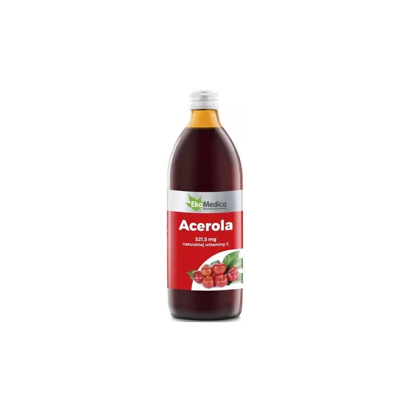 EKAMEDICA ACEROLA 0,5L SOK 100% EKAMEDICA ACEROLA 0,5L SOK 100%