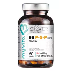 Myvita Silver Witamina B6 P-5-P Forte  60 kapsułek