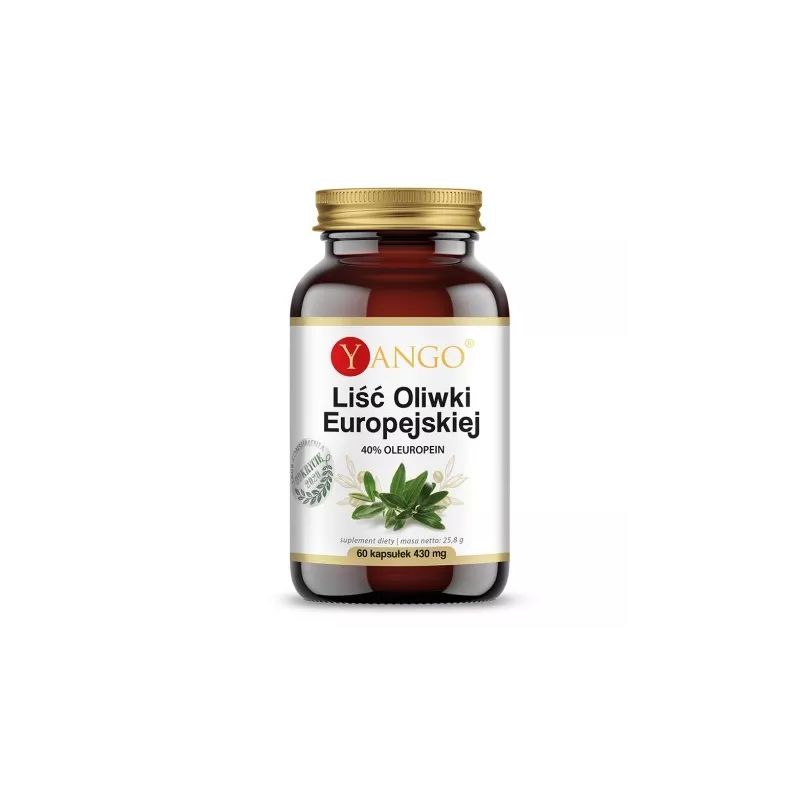 Yango Liść Oliwki Europejskiej 40% 430 mg 60 kap