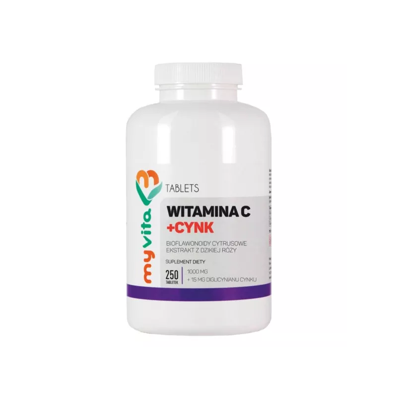 Myvita Witamina C + Cynk 250 tab
