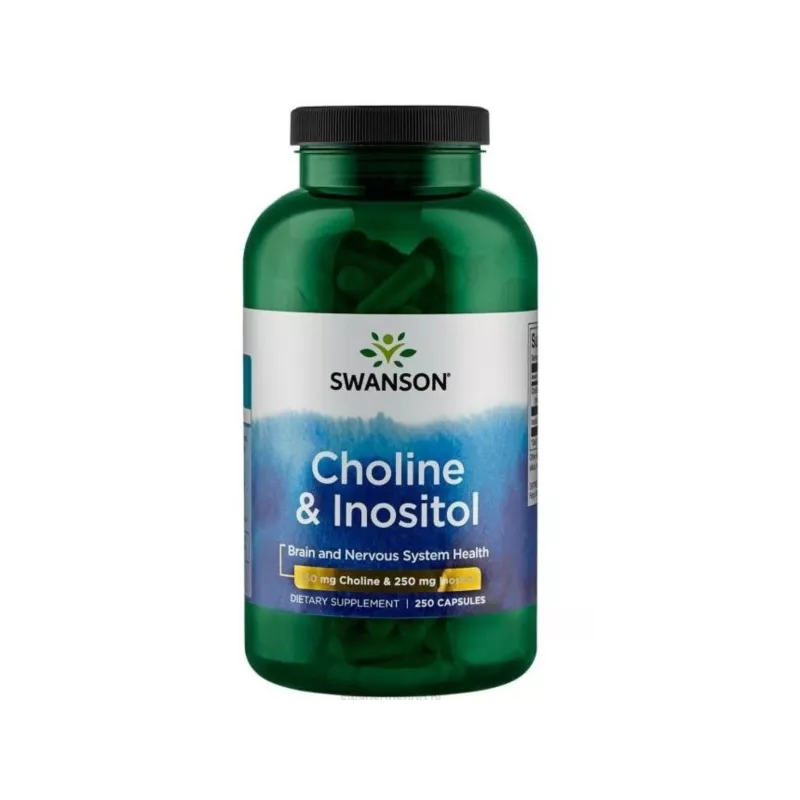 Swanson Choline & Inositol 250 kaspułek