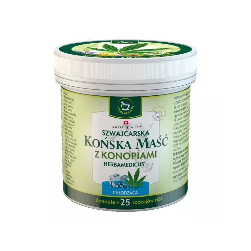 Herbamedicus Maść Z Konopiami Chłodząca 250Ml Herbamedicus Maść Z Konopiami Chłodząca 250Ml