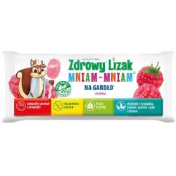 Zdrowy Lizak Mniam  Na Gardło 6G Malina