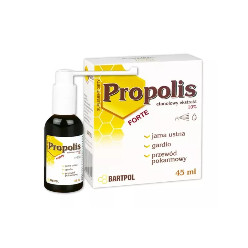 Bartpol Propolis Forte Ekstrakt 10% 45 Ml Bartpol Propolis Forte Ekstrakt 10% 45 Ml