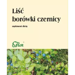 FLOS BORÓWKA CZERNICA LIŚĆ 50G FLOS BORÓWKA CZERNICA LIŚĆ 50G