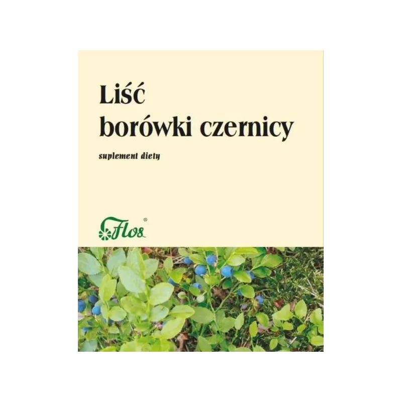 FLOS BORÓWKA CZERNICA LIŚĆ 50G FLOS BORÓWKA CZERNICA LIŚĆ 50G
