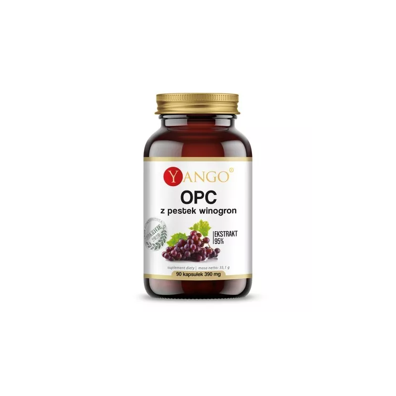 Yango Opc Ekstrakt Z Pestek Winogron 300Mg 90 Kaps