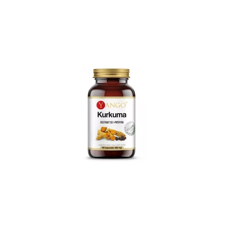 Yango Kurkuma Ekstrakt 60 Kaps. 380Mg Yango Kurkuma Ekstrakt 60 Kaps. 380Mg