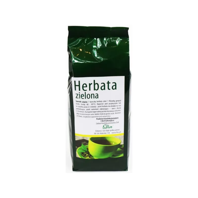 FLOS HERBATA ZIELONA 100G FLOS HERBATA ZIELONA 100G
