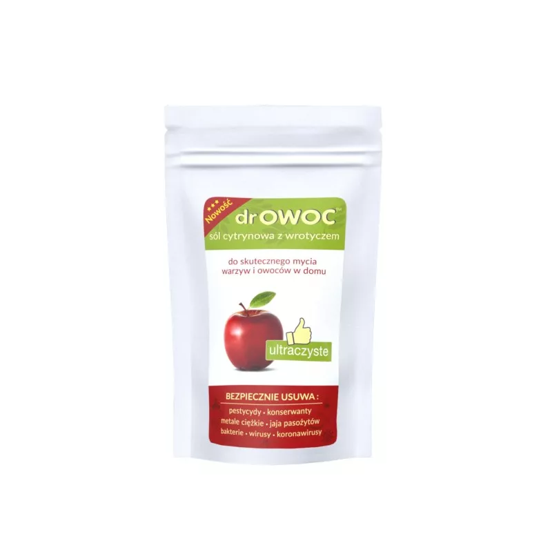 DrOwoc Sól do suktecznego mycia warzw i owoców 300 DrOwoc Sól do suktecznego mycia warzw i owoców 300