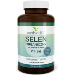 Medverita Selen Organiczny 200UG 120 kapsułek
