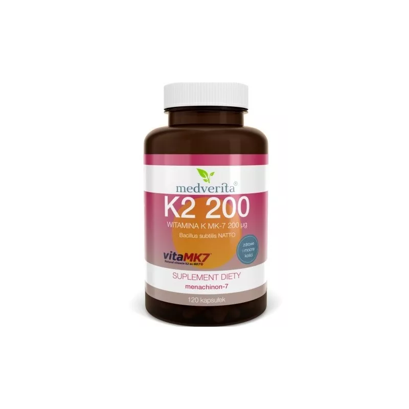 Medverita Witamina K2 MK 7 200ug 120 kapsułek