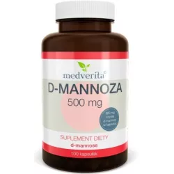 Medverita D-Mannoza 500 mg 100 kapsułek
