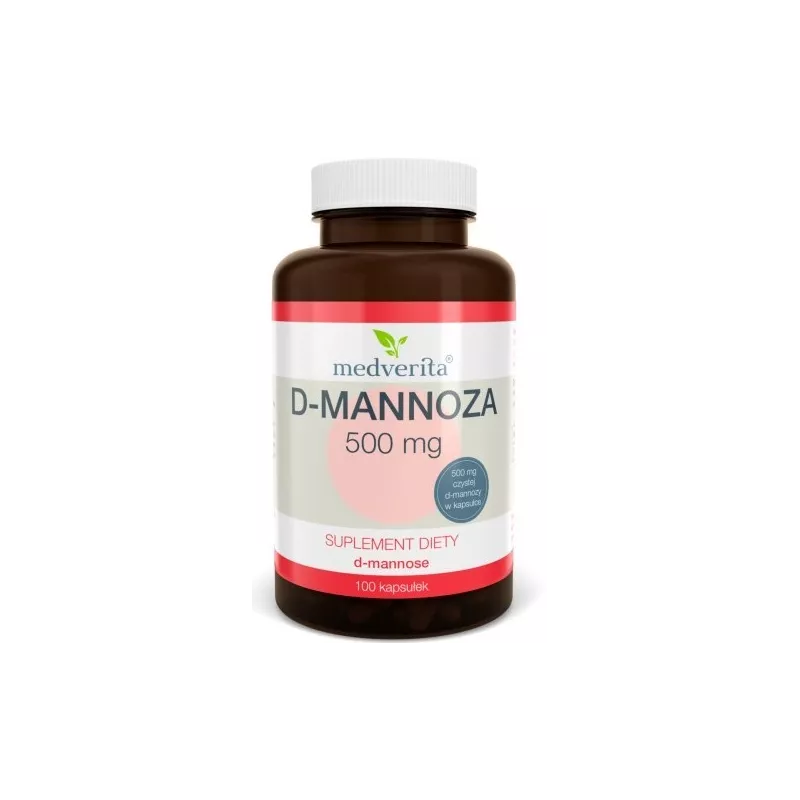 Medverita D-Mannoza 500 mg 100 kapsułek